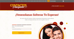Desktop Screenshot of contactosvenezuela.com